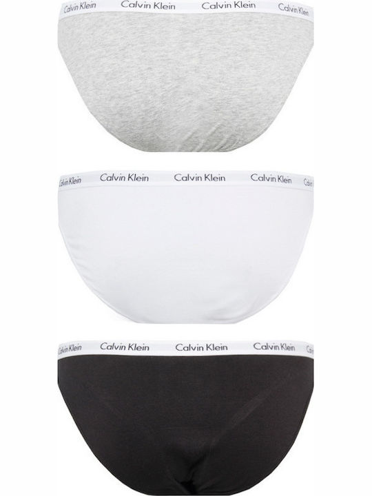 Βαμβακερά Women's Slip 3Pack Black/White/Grey