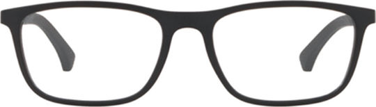 Emporio Armani Plastic Eyeglass Frame Black EA3069 5001