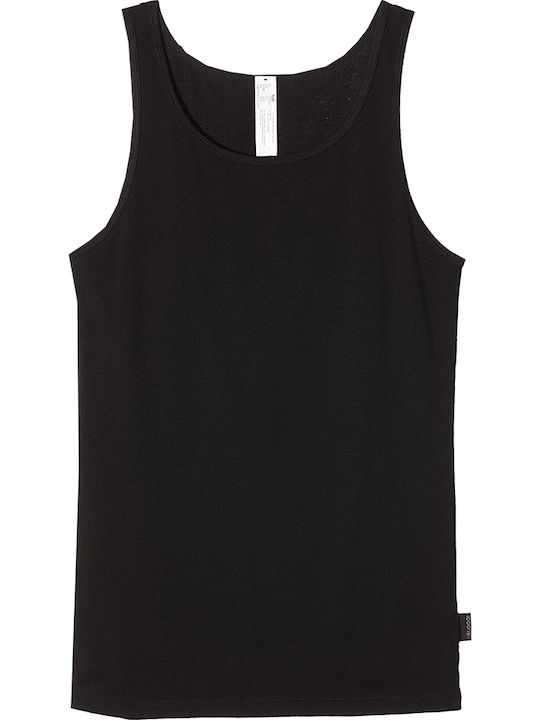 Sporty Sh02 Men's Undershirts Sleeveless in Black Color 2Pack