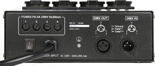 BeamZPro Switch Pack II Switch DMX pentru Consolă de Iluminat cu 4 Canale de Control / 1 Intrare XLR