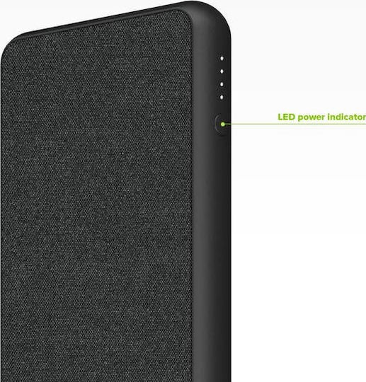 Mophie Powerstation Plus XL Fabric 10000mAh with USB-A Port Black