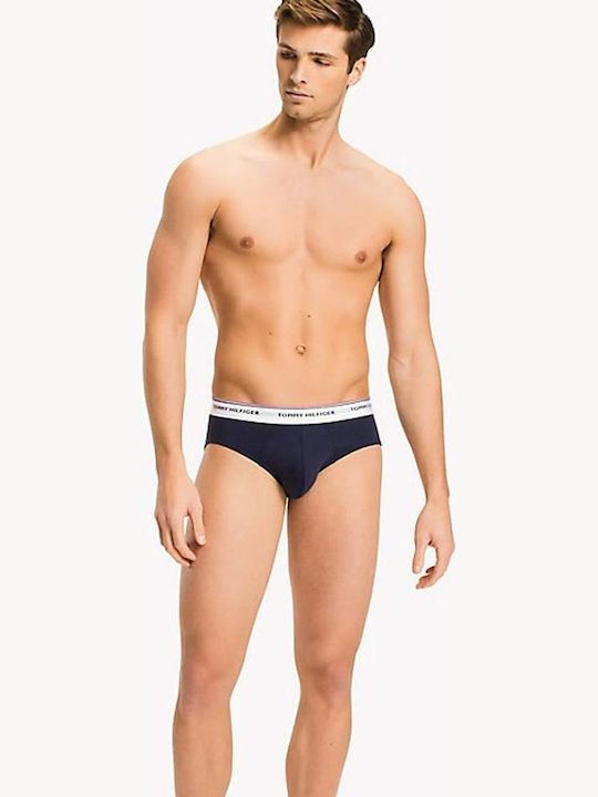 Tommy Hilfiger PREMIUM ESSENTIAL 3 PACK - Briefs - black/grey  heather/white/black - Zalando.de