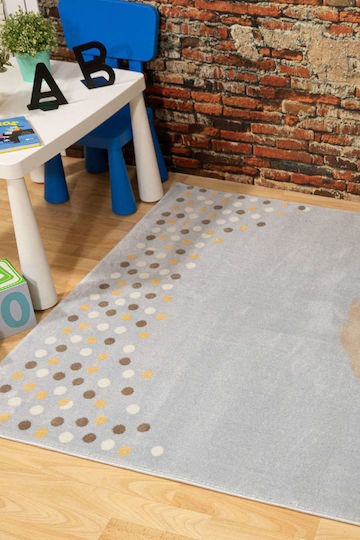 Ezzo 8612 Kids Rug Albastru deschis 160x230cm Thickness 12mm