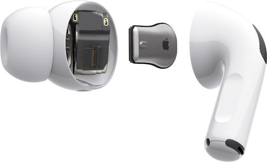Apple AirPods Pro (1st Gen) In-ear Bluetooth Handsfree Earphones with Sweat Resistance and Charging Case White
