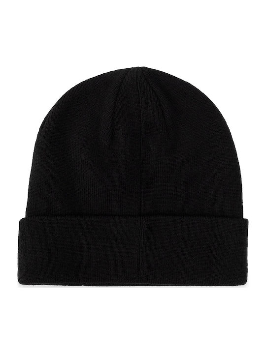 Label Beanie Beanie Knitted in Black color