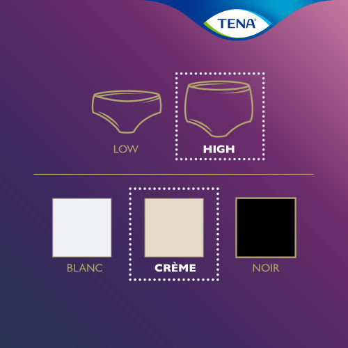 Tena Silhouette High Waist Plus Incontinence Underwear Medium Beige 12pcs