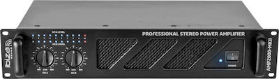 Ibiza Sound AMP2000-MKII Τελικός Ενισχυτής PA 2 Καναλιών 1500W/4Ω 1000W/8Ω με Σύστημα Ψύξης
