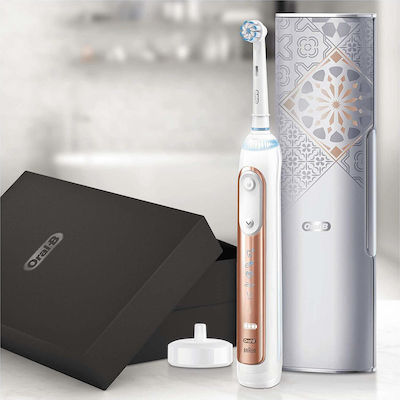 Oral-B Genius X 20000 Luxe Edition Electric Toothbrush with Timer, Pressure Sensor and Travel Case