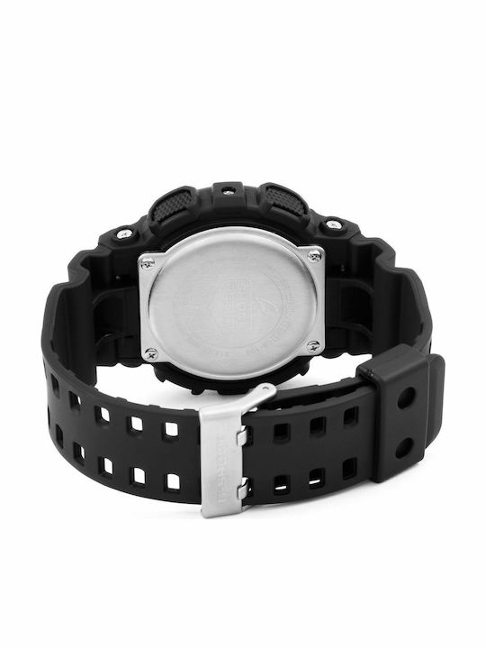 Casio G-Shock Analog/Digital Men's Watch 55mm Chronograph Battery with Black Rubber Strap