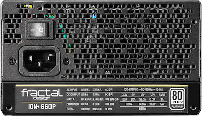Fractal Design Ion+ 660W Computernetzteil Vollständig modular 80 Plus Platin