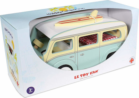 Le Toy Van Retro Wooden Holiday Campervan