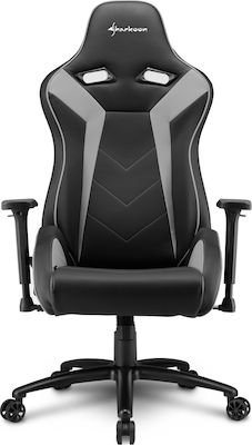 Sharkoon Elbrus 3 Artificial Leather Gaming Chair with Adjustable Arms Black / Grey