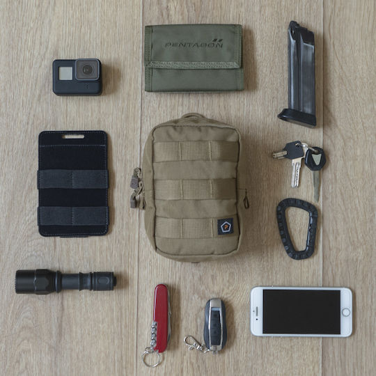 Pentagon Keros Military Pouch Belt made of Cordura Black 1.5lt