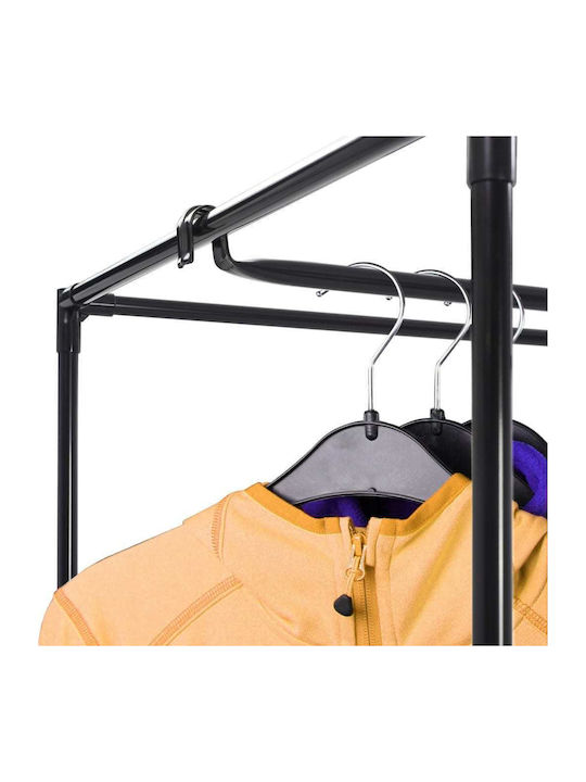 vidaXL Fabric Wardrobe with Zipper in Gray Color 75x50x160cm