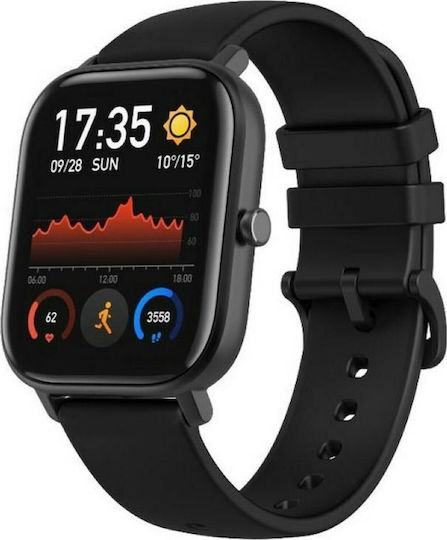 Amazfit GTS Aluminium 43mm Waterproof Smartwatch with Heart Rate Monitor (Black)