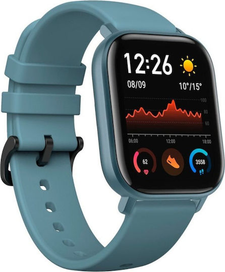 Amazfit GTS Aluminium 43mm Wasserdicht Smartwatch mit Pulsmesser (Blue)