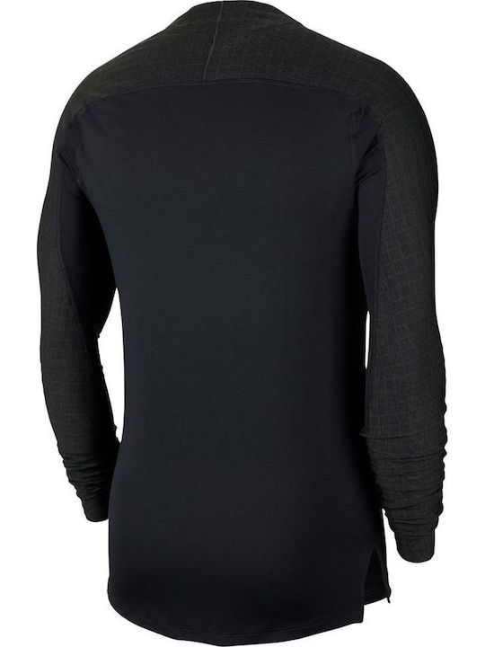 Nike Pro Utility Therma Ανδρική Ισοθερμική Μακρυμάνικη Μπλούζα Μαύρη