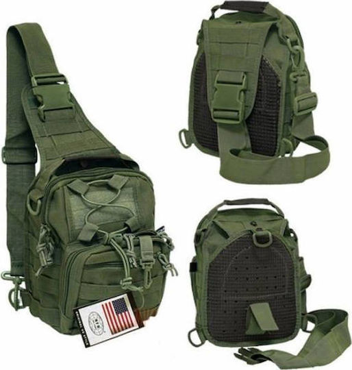 MFH Tactical Shoulder Molle Geantă Militară Pentru piept Kaki 7lt