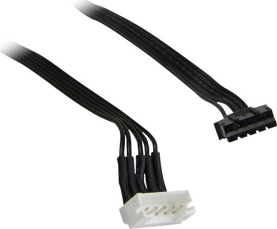 Inter-Tech Argus RS-04 RGB Gehäuselüfter 120mm mit Verbindung 4-Pin PWM 3Stück Schwarz