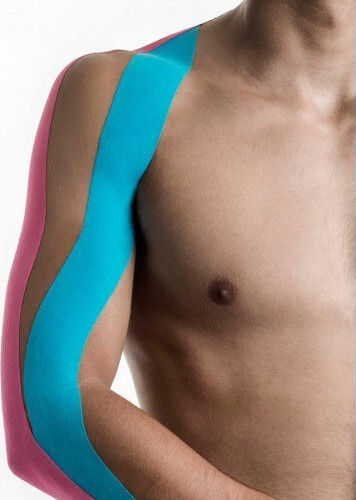 Sanaflex Medline K100 Kinesiology Tape 5cm x 5m Black