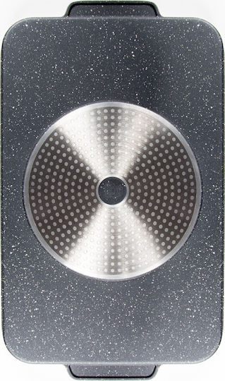 General Trade Non-stick Gusto Casa Non-Stick Baking Plate with Aluminum Grill Surface 45x28x3cm