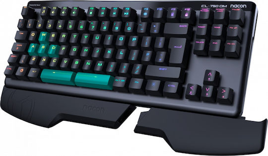 Nacon CL-750OM Tastatură Mecanică Tenkeyless De Gaming Cu Comutatoare Custom Blue Și Iluminare RGB Limba Tastaturii Engleză UK