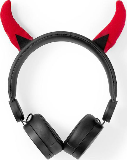 Nedis Wired On Ear Headphones Black
