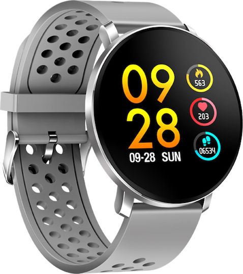 Denver SW-171 45mm Smartwatch με Παλμογράφο (Γκρι)