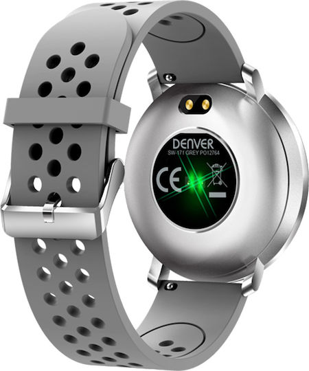 Denver SW-171 45mm Smartwatch με Παλμογράφο (Γκρι)