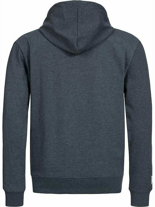 Lonsdale Uppingham Men's Sweatshirt with Hood and Pockets Navy