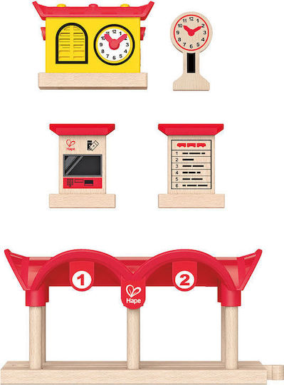 Hape Миниатюрна играчка Record Listen & Light Railway Station за 3+ Години