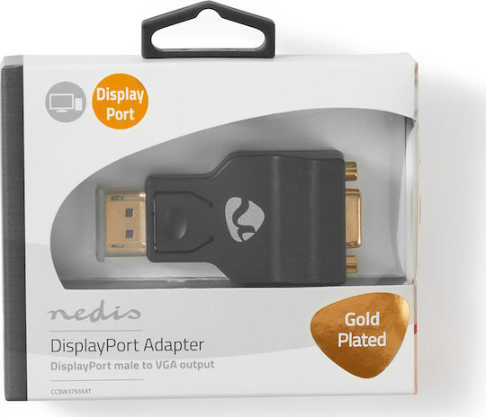 Nedis Μετατροπέας DisplayPort male σε VGA female 1τμχ CCBW37935AT