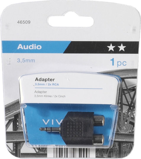 Vivanco Convertor 3.5mm Masculin În RCA Feminin 1 Bucată 46509