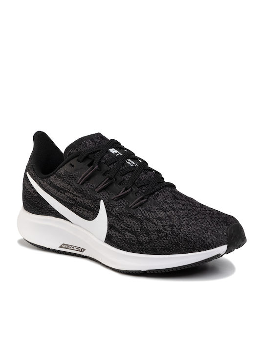 nike air zoom pegasus 36 black white thunder grey