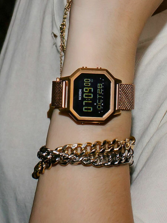 Nixon The Siren Milanese Кварцов Часовник с Метална Верижка Nixon The Siren Milanese Кварцов Часовник с Метална Верижка