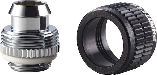 Phanteks 13/10mm Soft Tube Fitting (1/2" - 3/8") G1/4 Фитинги Черен