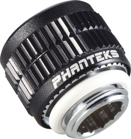 Phanteks 13/10mm Soft Tube Fitting (1/2" - 3/8") G1/4 Фитинги Черен