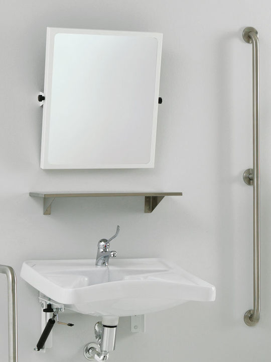 Ponte Giulio Λαβή Μπάνιου Inox ΑΜΕΑ 140cm Ασημί