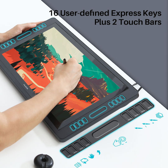 Huion Kamvas Pro 20 Графичен таблет с дисплей 19.5" Черен