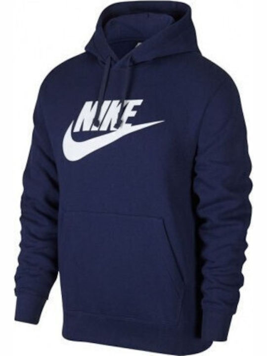 Club Sweatshirt With Hood Navy