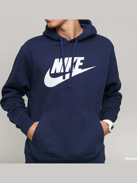 Club Sweatshirt With Hood Navy