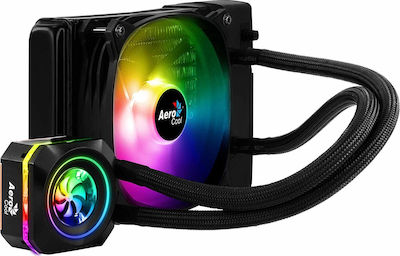 Aerocool Pulse L120F Υδρόψυξη Επεξεργαστή Μονού Ανεμιστήρα 120mm για Socket AM4/1200/115x με ARGB Φωτισμό
