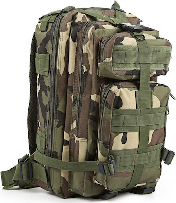 3P Military Military Backpack Backpack Camouflage in Khaki Color 30lt