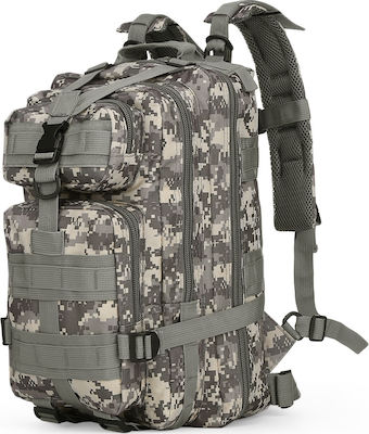 3P Military Military Backpack Backpack Camouflage in Gray Color 30lt