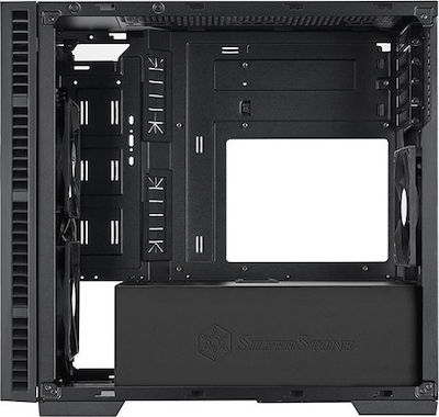 RL08 Gaming Mini Tower Computer Case with Window Panel and RGB Lighting White
