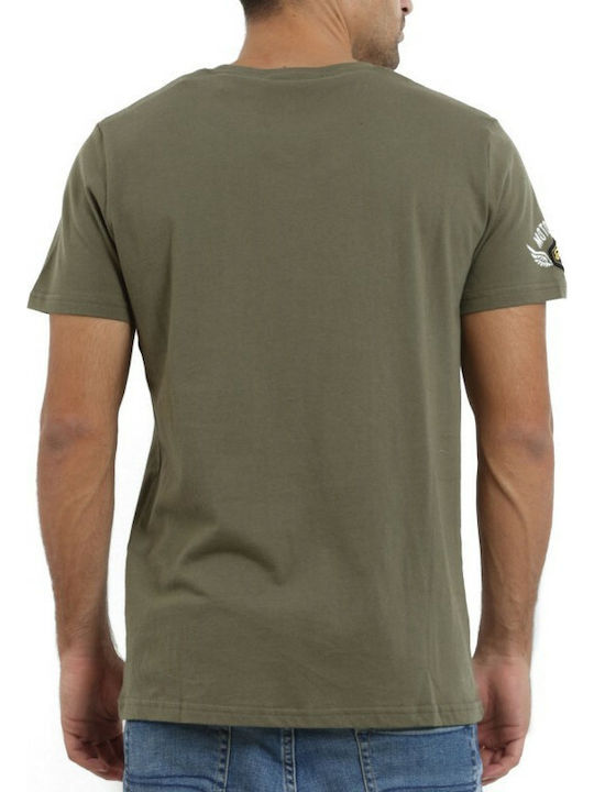 Superdry Biker Pocket Men's Short Sleeve T-shirt Khaki