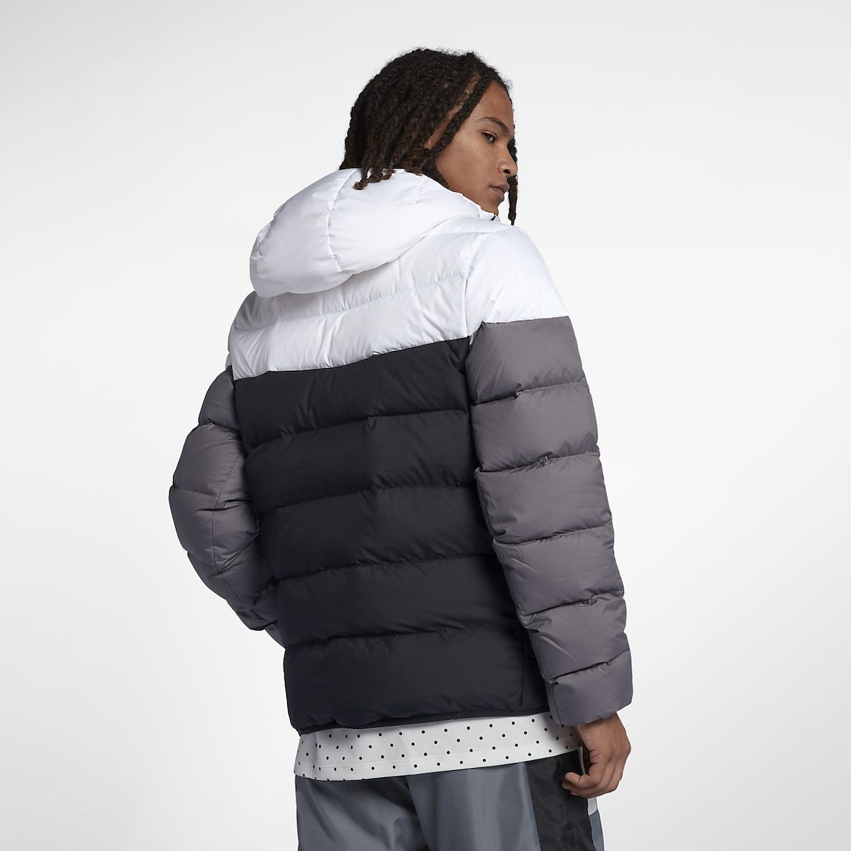 Nike Sportswear Windrunner Down Fill 928833-100 White / Black - Skroutz.gr