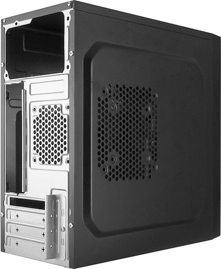 Powertech PT-770 Midi Tower Компютърна кутия Черен