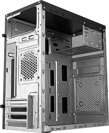 Powertech PT-770 Midi Tower Компютърна кутия Черен
