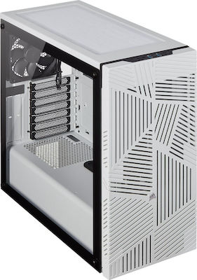 Corsair 275R Airflow Gaming Midi Tower Κουτί Υπολογιστή με Πλαϊνό Παράθυρο Λευκό